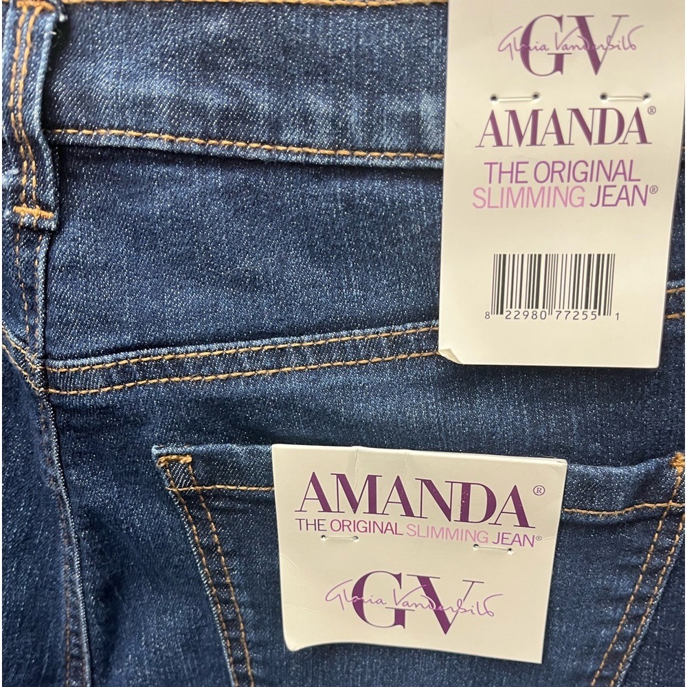 NWT Gloria Vanderbilt Amanda Original Slimming Jean - Picture 5 of 5